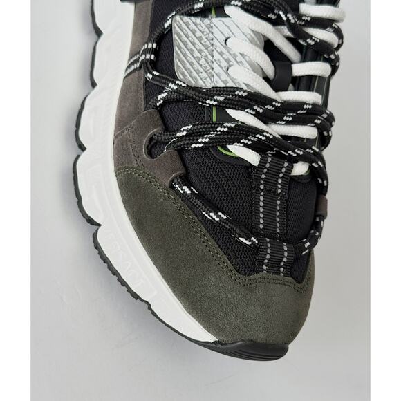 Versace Men\'s Greca Sneakers Gray/Green 13 US (46 Euro) IT 1021490 IT NIB main image 13